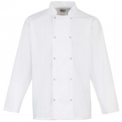 Plain Chef's Jacket Unisex Long Sleeve Premier 195 GSM